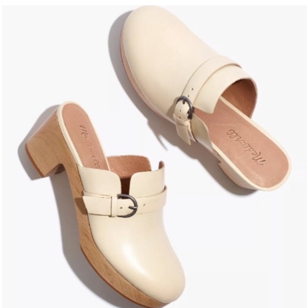 Madewell The Monique Buckle Clog Size 11 / Very Good Condition  almost no wear